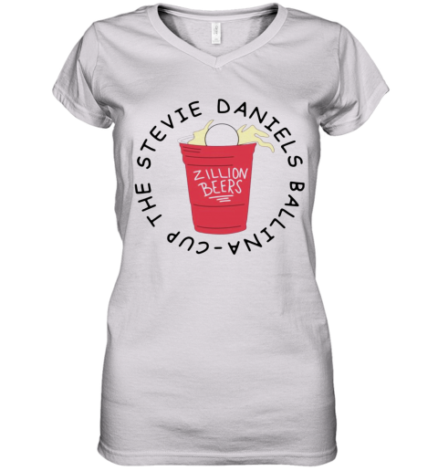 Zillion Beers The Stevie Daniels Ballina Cup Women's V-Neck T-Shirt