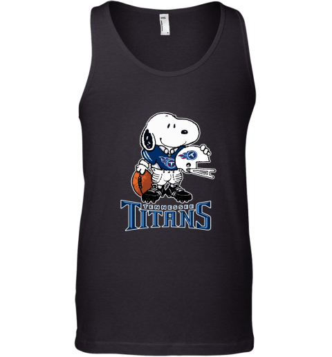 Snoopy A Strong And Proud Tennessee Titans Player NFL Tank Top