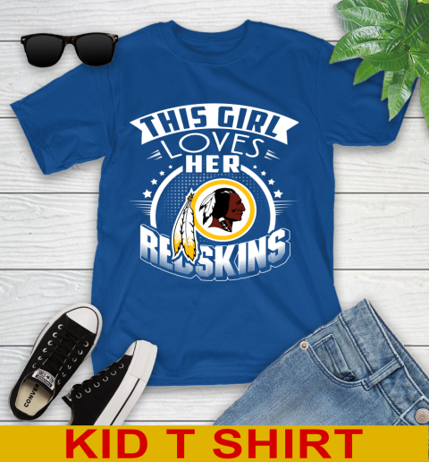 Washington Redskins NFL Football This Girl Loves Her Team 106