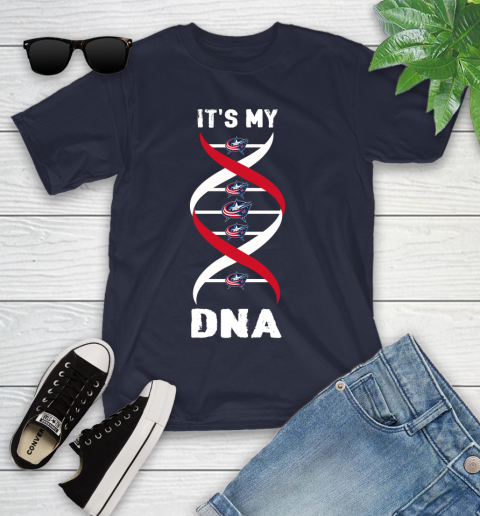 Columbus Blue Jackets NHL Hockey It's My DNA Sports Youth T-Shirt 2