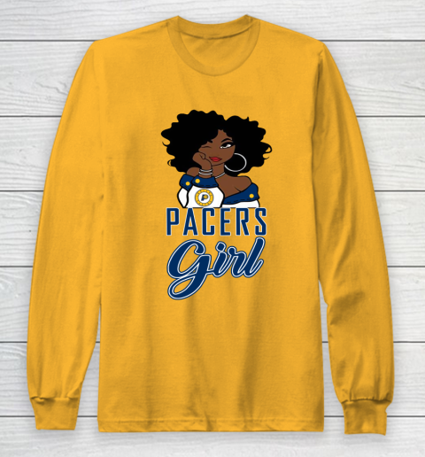 Indiana Pacers Girl NBA Long Sleeve T-Shirt 3