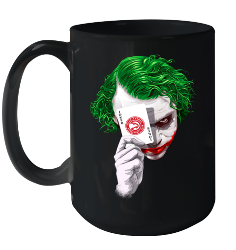 Atlanta Hawks NBA Basketball Joker Card Shirt Ceramic Mug 15oz