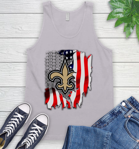 New Orleans Saints NFL Football American Flag Tank Top 3