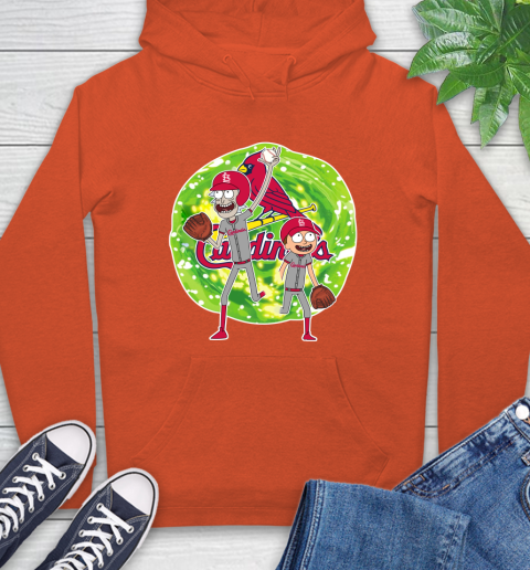 MLB St.Louis Cardinals Rick And Morty Baseball Sports Hoodie 5