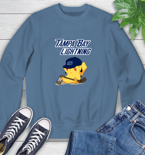 NHL Pikachu Hockey Sports Tampa Bay Lightning Sweatshirt 7