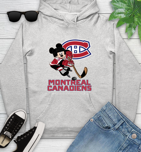 NHL Montreal Canadiens Mickey Mouse Disney Hockey T Shirt Youth Hoodie
