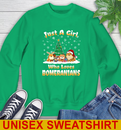Christmas Just a girl who love pomeranians dog pet lover 32