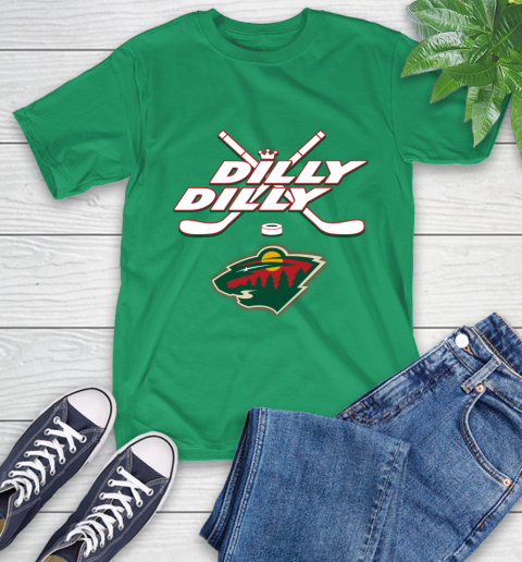 NHL Minnesota Wild Dilly Dilly Hockey Sports T-Shirt 7