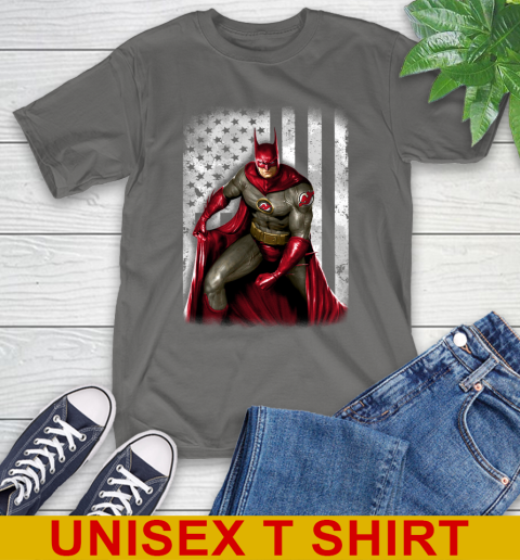 New Jersey Devils NHL Hockey Batman DC American Flag Shirt T-Shirt 10