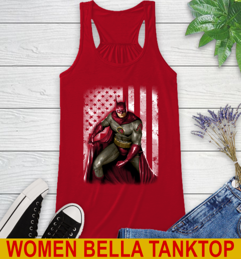 Arizona Diamondbacks MLB Baseball Batman DC American Flag Shirt Racerback Tank 4