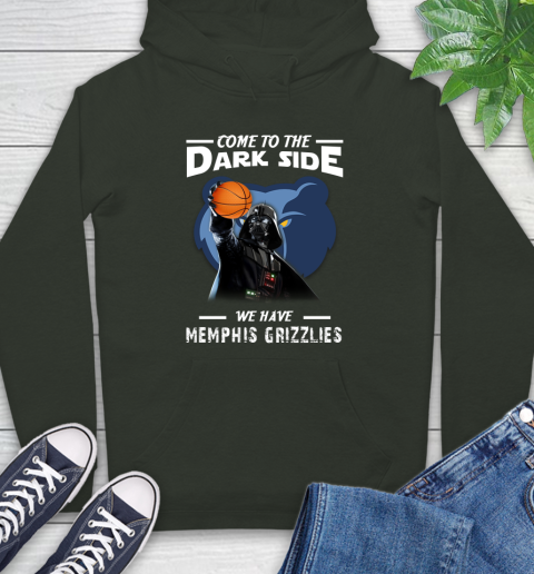 NBA Come To The Dark Side We Have Memphis Grizzlies Star Wars Darth Vader Basketball Hoodie 12