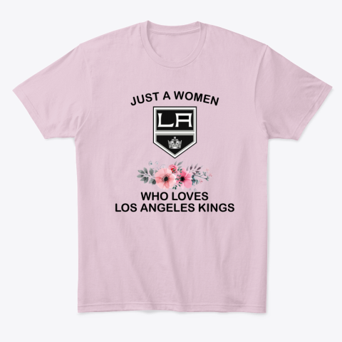 spmu just a woman who loves los angeles kings classic t shirt 2 front light pink