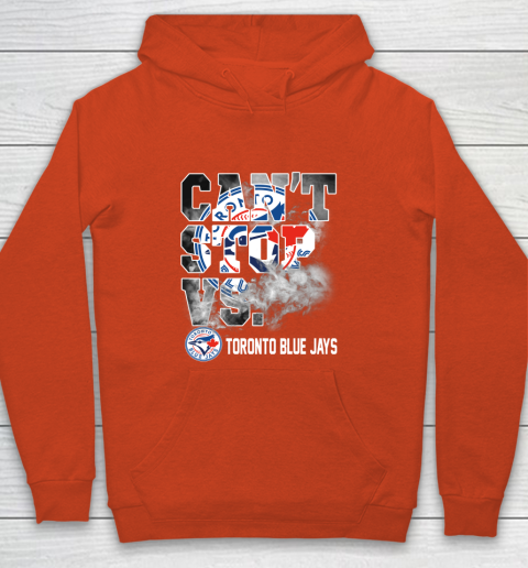 MLB Toronto Blue Jays Baseball Can't Stop Vs Blue Jays Youth Hoodie 3
