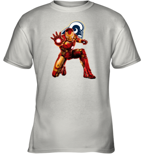 NFL Iron Man Los Angeles Rams Youth T-Shirt - Rookbrand