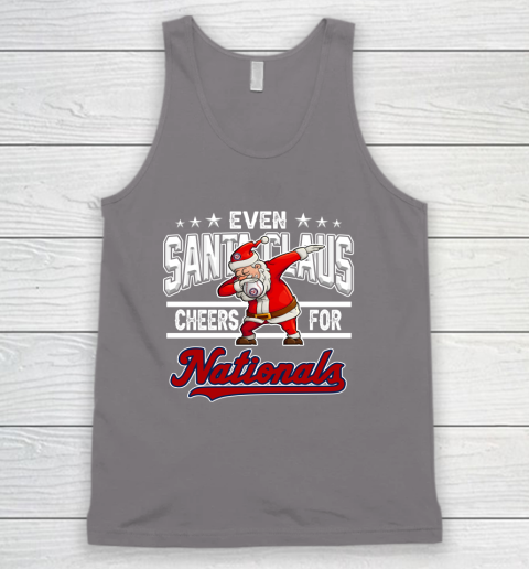 Washington Nationals Even Santa Claus Cheers For Christmas MLB Tank Top 6