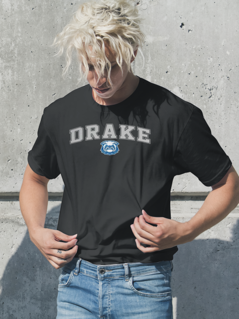 Drake Bulldogs Fanatics Branded Campus Logo T-Shirt