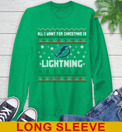 Tampa Bay Lightning NHL Hockey All I Want For Christmas Is My Team Sports 62