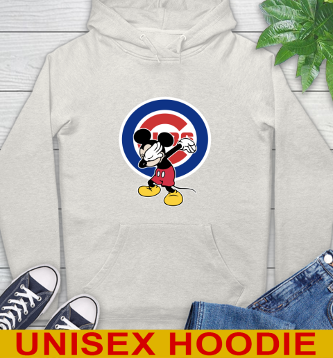 Chicago Cubs MLB Baseball Dabbing Mickey Disney Sports Hoodie 12