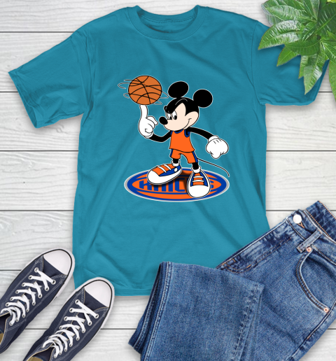 NBA Basketball New York Knicks Cheerful Mickey Disney Shirt T-Shirt 9