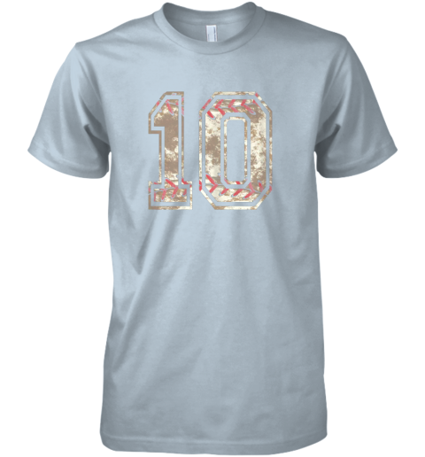 7yzy baseball jersey number 10 vintage distressed premium guys tee 5 front light blue