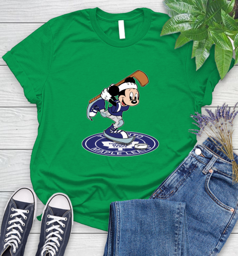 NHL Hockey Toronto Maple Leafs Cheerful Mickey Disney Shirt Women's T-Shirt 7