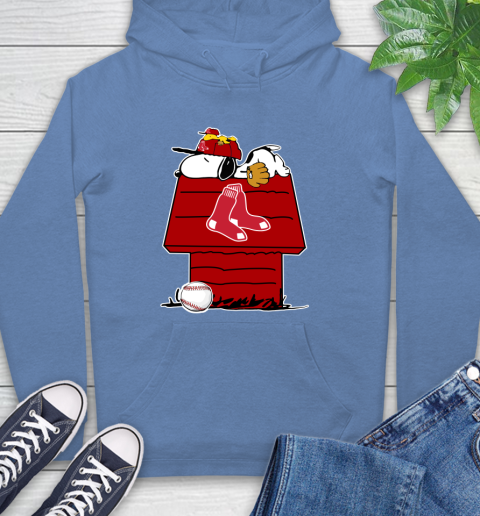 MLB Boston Red Sox Snoopy Woodstock The Peanuts Movie Baseball T Shirt Hoodie 11
