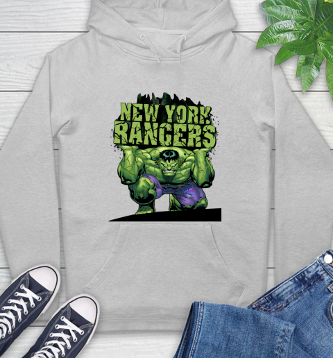 New York Rangers NHL Hockey Incredible Hulk Marvel Avengers Sports Hoodie 6