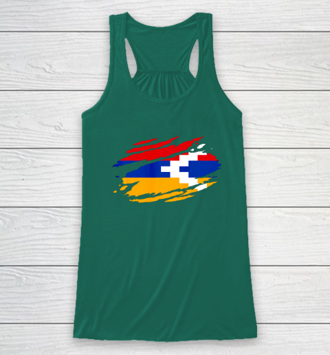 Artsakh Flag Proud Artsakh Support Artsakh Strong Armenia Racerback Tank 5