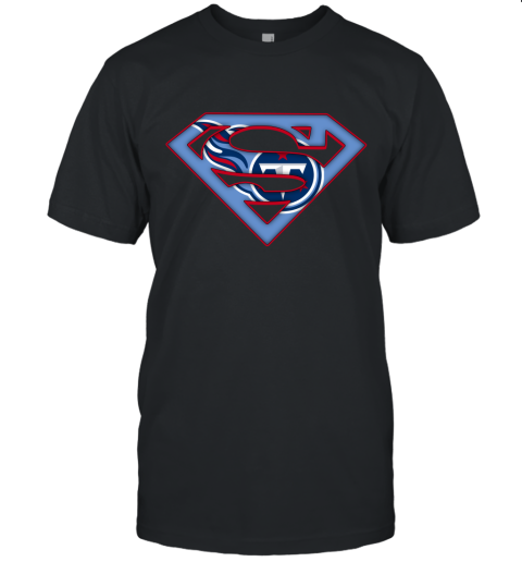 We Are Undefeatable Tennessee Titans x Superman NFL Unisex Jersey Tee