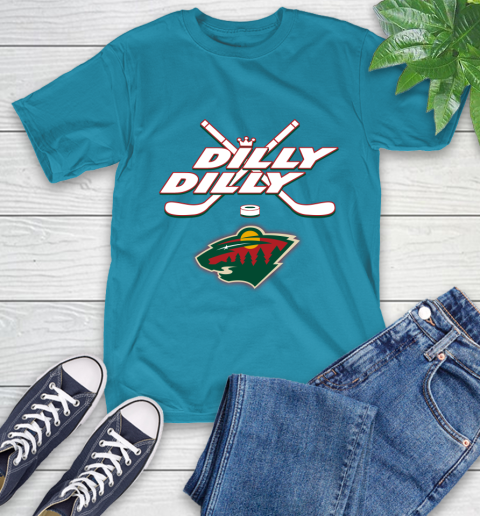 NHL Minnesota Wild Dilly Dilly Hockey Sports T-Shirt 8