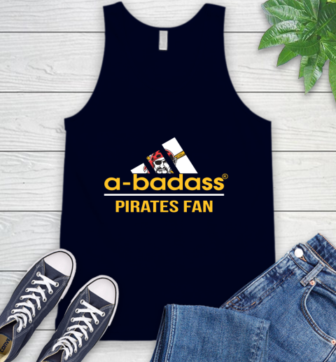 MLB A Badass Pittsburgh Pirates Fan Adidas Baseball Sports Tank Top 2