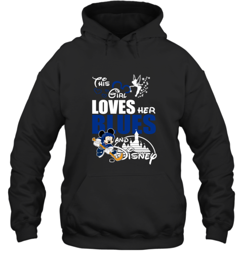 This Girl Love Her St. Louis Blues And Mickey Disney Hoodie