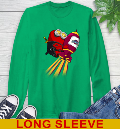 NBA Basketball Cleveland Cavaliers Deadpool Minion Marvel Shirt Long Sleeve T-Shirt 8