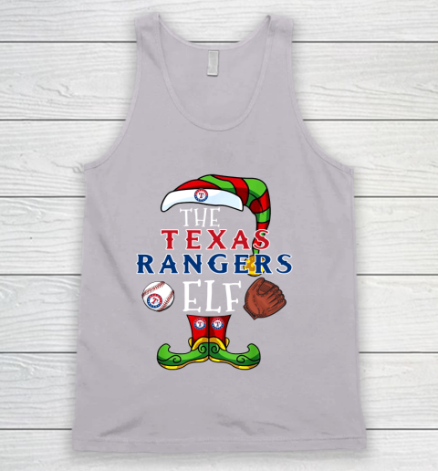 Texas Rangers Christmas ELF Funny MLB Tank Top 3