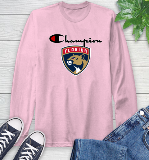 NHL Hockey Florida Panthers Champion Shirt Long Sleeve T-Shirt 8