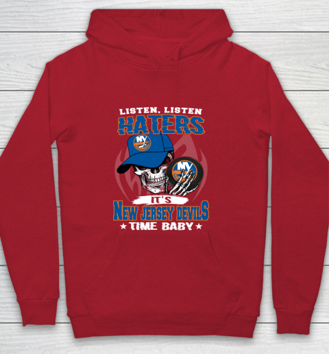 Listen Haters It is ISLANDERS Time Baby NHL Youth Hoodie 7
