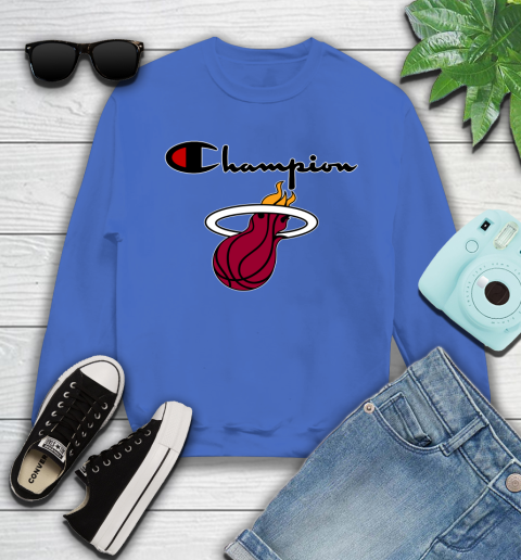 NBA Basketball Miami Heat Champion Shirt Youth Sweatshirt 4