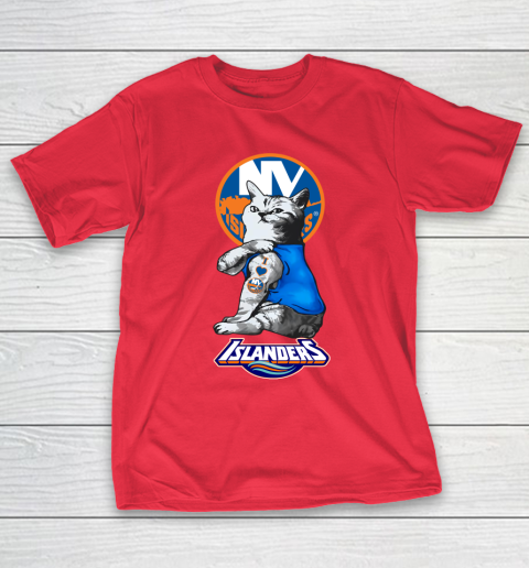 NHL My Cat Loves New York Islanders Hockey T-Shirt 9