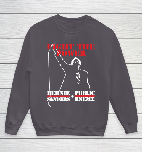 Fight The Power Bernie Sanders Public Enemy Youth Sweatshirt 5