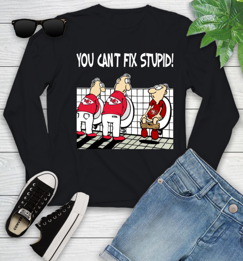 You Can't Fix Stupid Funny Kansas City Chiefs NFL Shirts 113