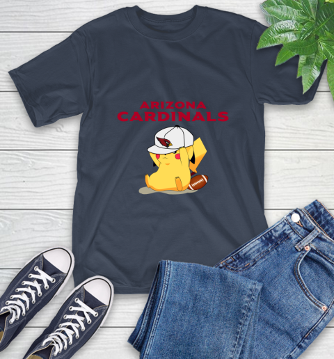 NFL Pikachu Football Sports Arizona Cardinals T-Shirt 4