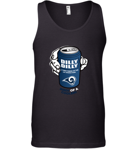 Bud Light Dilly Dilly! Los Angeles Rams Birds Of A Cooler Tank Top