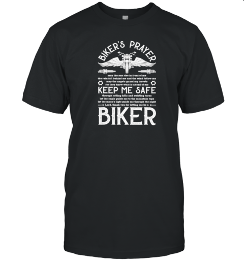 Biker's Prayer Keep Me Safe T-Shirt