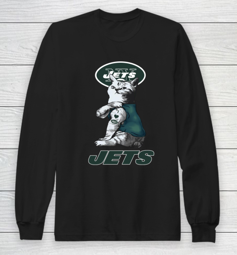 NFL Football My Cat Loves New York Jets Long Sleeve T-Shirt NFL Football My Cat Loves New York Jets Long Sleeve T-Shirt