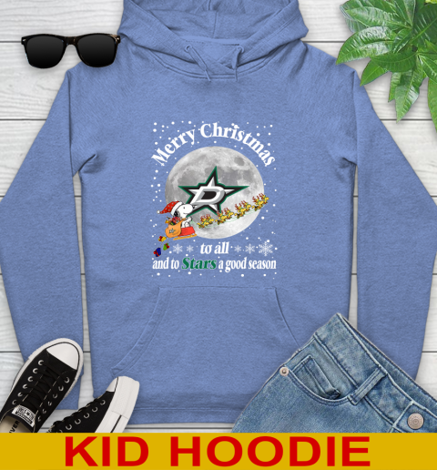 Dallas Stars Merry Christmas To All And To Stars A Good Season NHL Hockey Sports Youth Hoodie 12