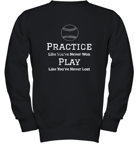 Baseball Softball Practice Play Shirt Youth Sweatshirt