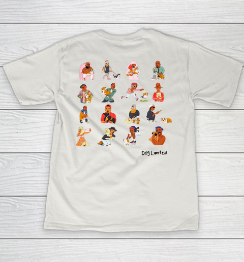 Rappers With Puppies Front and Back Youth T-Shirt 16