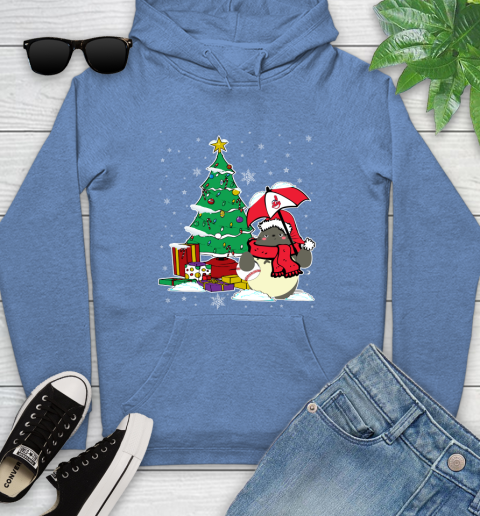 Cleveland Indians MLB Baseball Cute Tonari No Totoro Christmas Sports Youth Hoodie 13