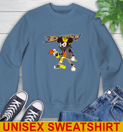 Anaheim Ducks NHL Hockey Mickey Peace Sign Sports Sweatshirt 8