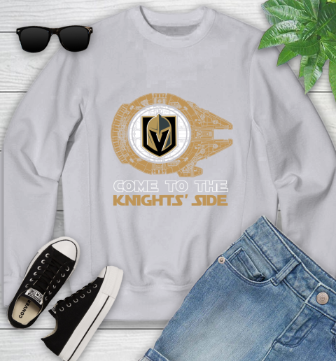 NHL Come To The Vegas Golden Knights Wars Hockey Sports Youth Sweatshirt 3
